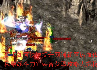 新手如何快速提升网通新区热血传奇私服战斗力?装备获取攻略大揭秘 新手如何快速提升网通新区热血传奇私服战斗力?装备获取攻略大揭秘