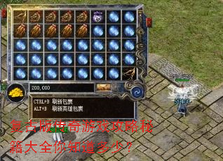 复古版传奇游戏攻略秘籍大全你知道多少? 复古版传奇游戏攻略秘籍大全你知道多少?