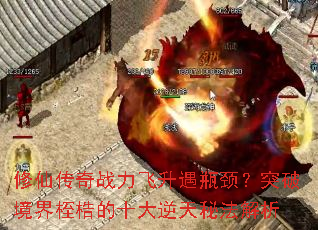 修仙传奇战力飞升遇瓶颈?突破境界桎梏的十大逆天秘法解析 修仙传奇战力飞升遇瓶颈?突破境界桎梏的十大逆天秘法解析