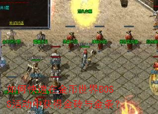 ��ο����ڽ������BOSS��л�ý�ש�������