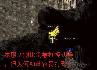 本服切割比例靠打怪获得,但为何如此容易打到? 本服切割比例靠打怪获得,但为何如此容易打到?