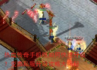 热血传奇手机版如何快速升级?变态私服升级攻略大揭秘 热血传奇手机版如何快速升级?变态私服升级攻略大揭秘