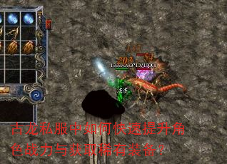 古龙私服中如何快速提升角色战力与获取稀有装备? 古龙私服中如何快速提升角色战力与获取稀有装备?