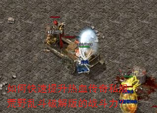 如何快速提升热血传奇私服荒野乱斗破解版的战斗力? 如何快速提升热血传奇私服荒野乱斗破解版的战斗力?