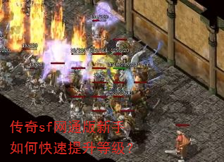 传奇sf网通版新手如何快速提升等级? 传奇sf网通版新手如何快速提升等级?