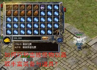 如何巧妙击败怪物以赢取丰富装备与道具? 如何巧妙击败怪物以赢取丰富装备与道具?