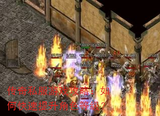 传奇私服游戏攻略:如何快速提升角色等级? 传奇私服游戏攻略:如何快速提升角色等级?