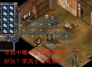 寻仙中哪个职业最厉害又好玩?求高手攻略解析 寻仙中哪个职业最厉害又好玩?求高手攻略解析