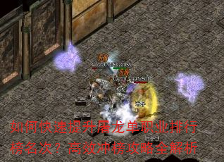 如何快速提升屠龙单职业排行榜名次?高效冲榜攻略全解析 如何快速提升屠龙单职业排行榜名次?高效冲榜攻略全解析