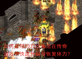 如何运用3333饮食法在传奇游戏中快速升级与恢复体力? 如何运用3333饮食法在传奇游戏中快速升级与恢复体力?
