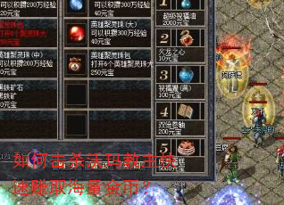 如何击杀沃玛教主快速赚取海量金币? 如何击杀沃玛教主快速赚取海量金币?